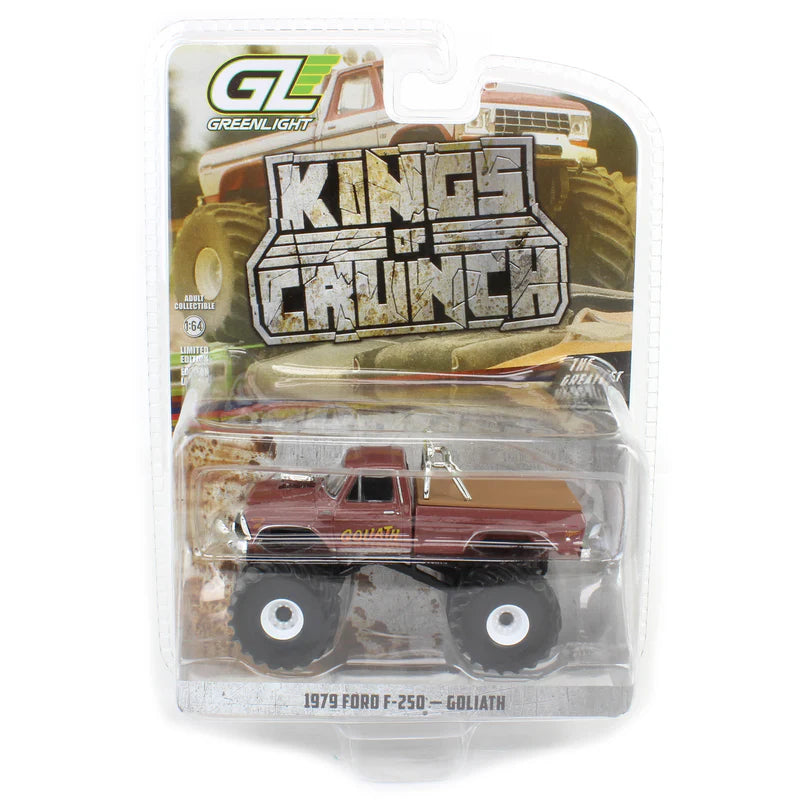 1979 Ford F-250 Monster Truck Goliath – GreenLight Kings of Crunch 1:64 – GL49195-B