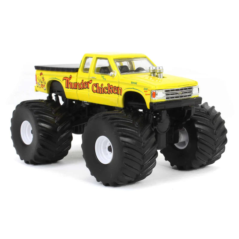 1989 Chevrolet S-10 Monster Truck Thunder Chicken – GreenLight Kings of Crunch 1:64 – GL49195-E