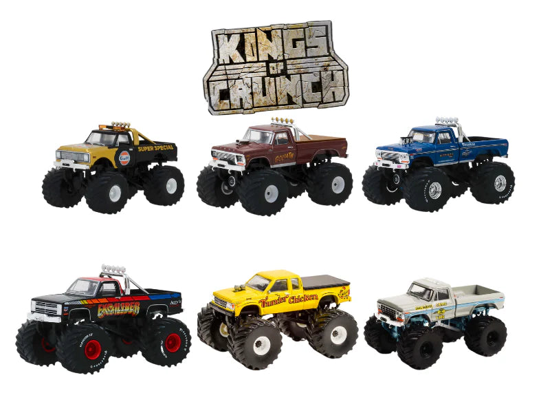 Coffret de 6 GreenLight Kings of Crunch – The Greatest Hits – 1:64 – GL49195
