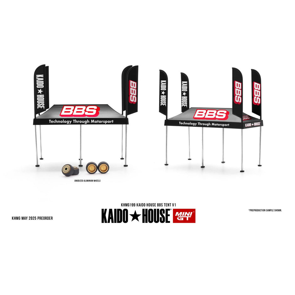 (PRE-ORDER, Q4, 2025) MINI GT x Kaido House, BBS Tent V1 KHMG199