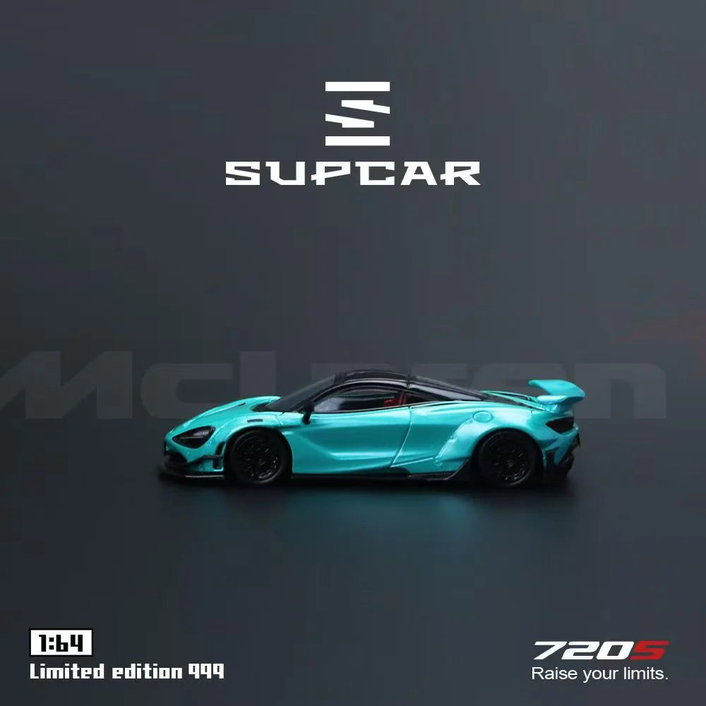 McLaren 720S Cyan Blue – SUPCAR 1:64 SC64043