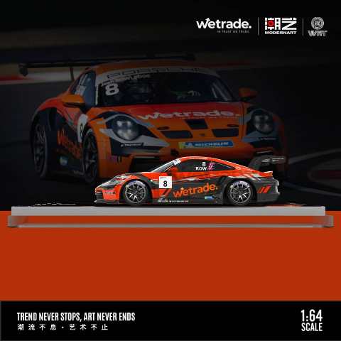 ModernArt 1:64- Porsche 911 GT3 CUP-No.8 Standard MD647310