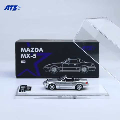 ATS MODELS 1/64- Mazda MX-5 - Silver ATS880103
