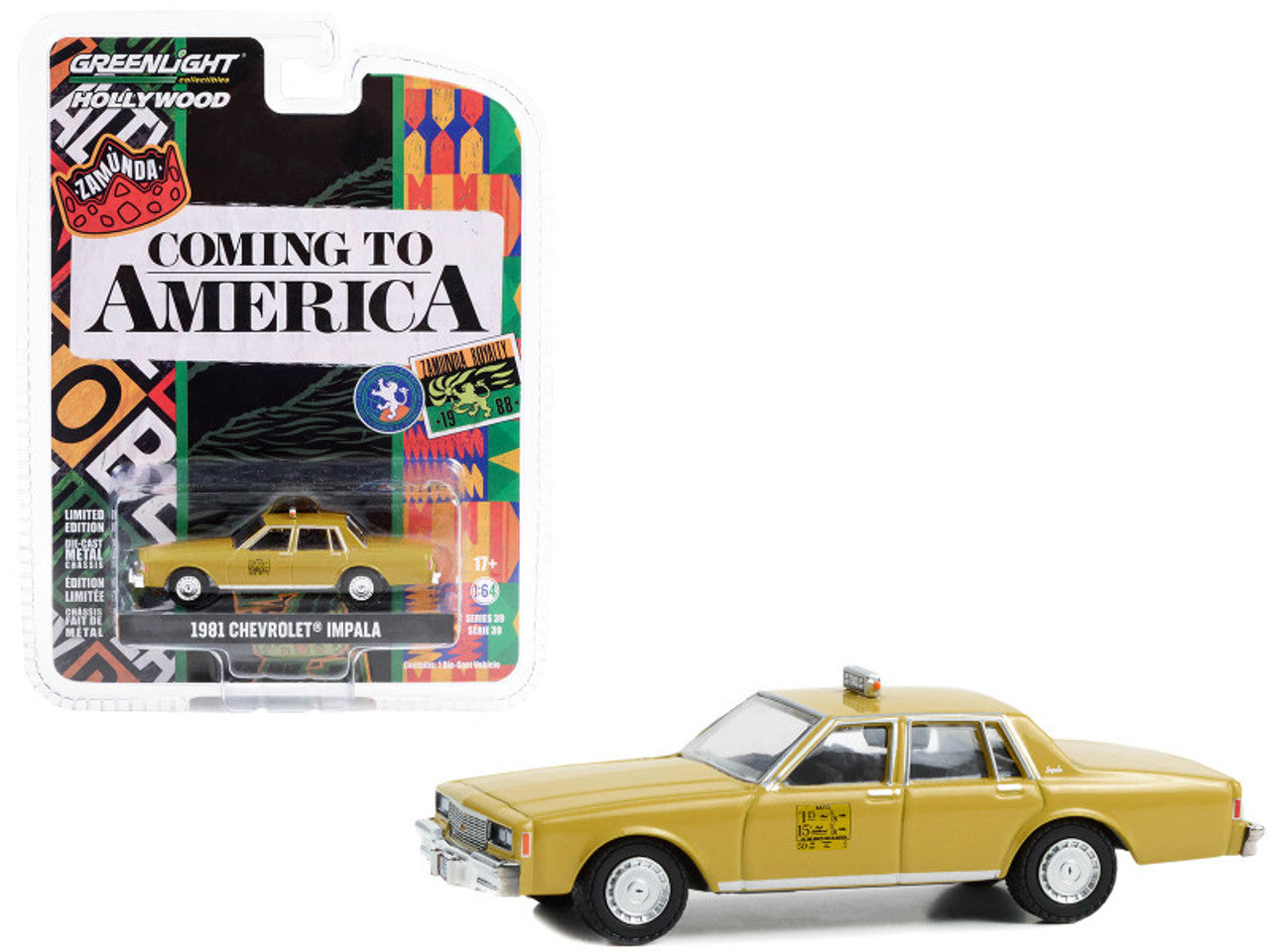 1981 Chevrolet Impala Taxi Yellow "Coming to America" (1988) Movie