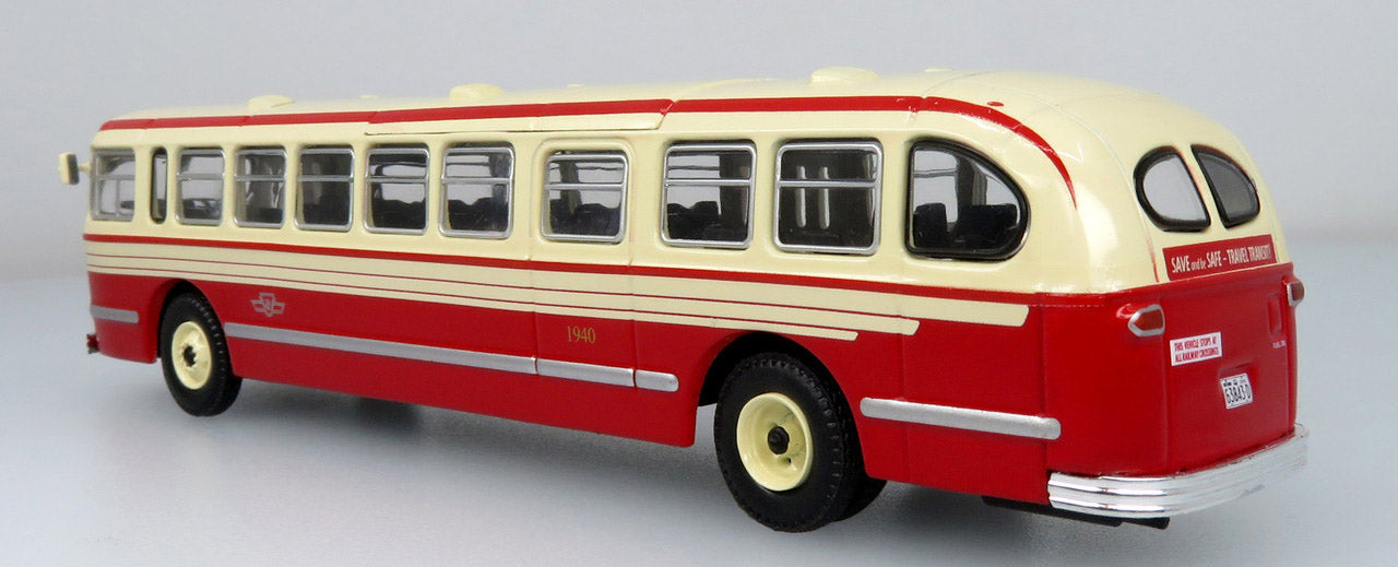 1952 CCF Brill CD-44 Transit Bus: TTC - Toronto Transit Commission-Destination: 77 Spadina -Dupont Lakeshore
