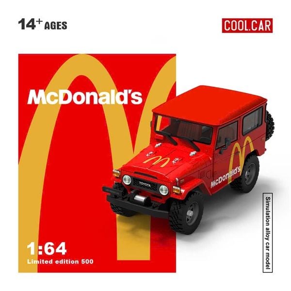 CoolCar 1:64- Toyota FJ40 McDonald&