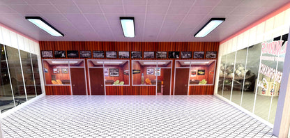 YCID-Mr. Norms Dealership Showroom Diorama 1/18