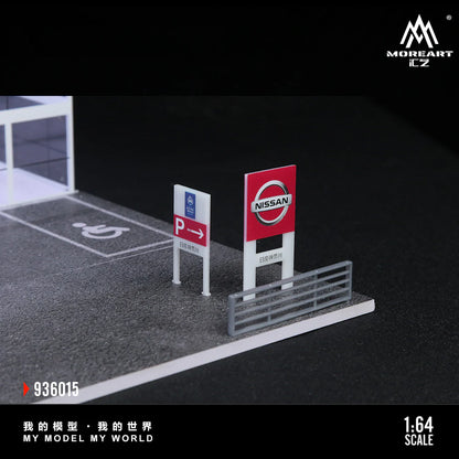 MoreArt 1/64-SHOWROOM NISSAN SHOP MO936015