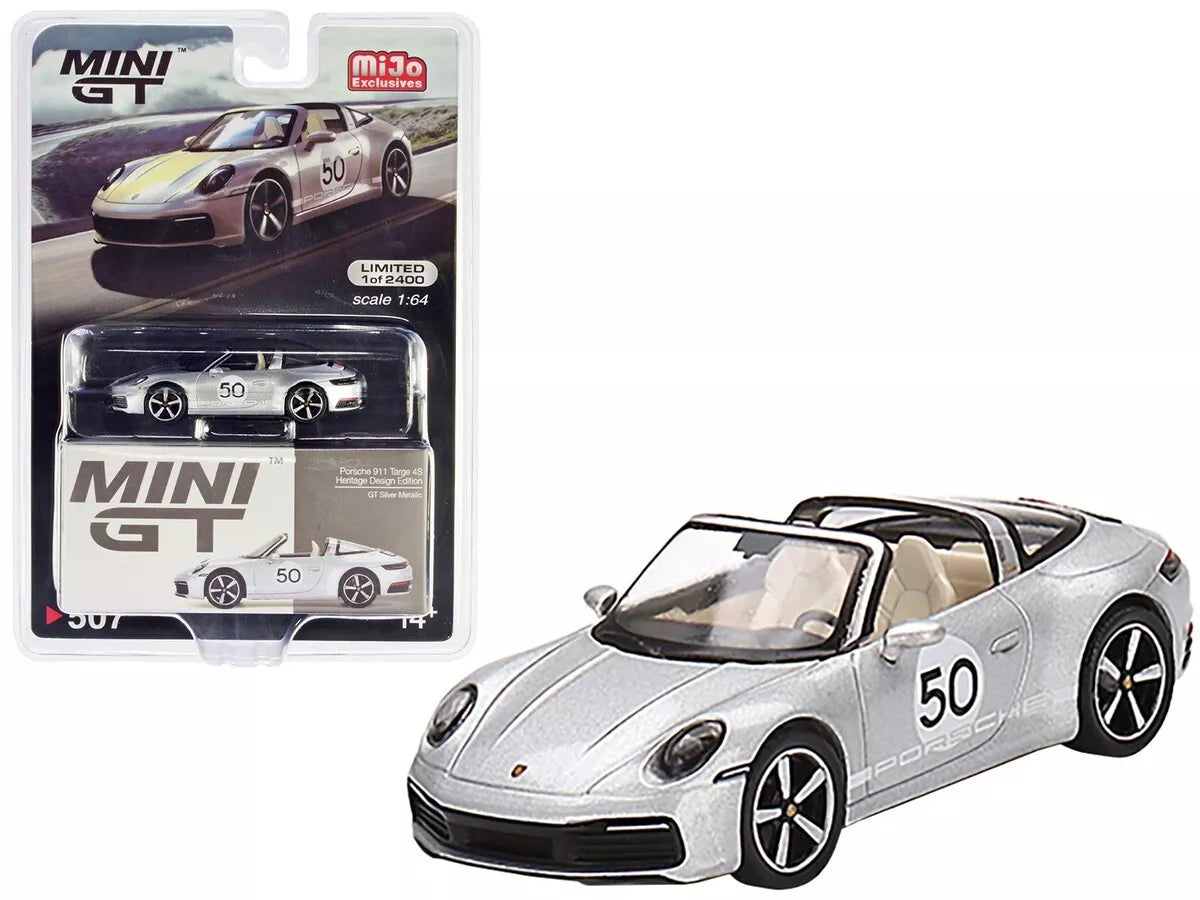 Porsche 911 Targa 4S Heritage Design Edition GT Silver Metallic
