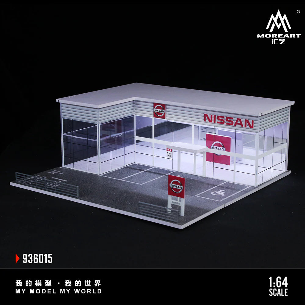 MoreArt 1/64-SHOWROOM NISSAN SHOP MO936015