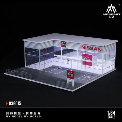 MoreArt 1/64-SHOWROOM NISSAN SHOP MO936015
