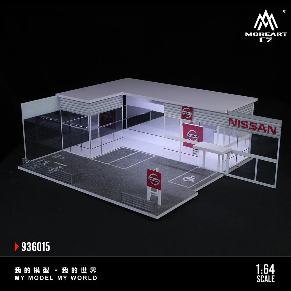 MoreArt 1/64-SHOWROOM NISSAN SHOP MO936015