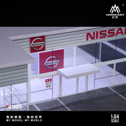 MoreArt 1/64-SHOWROOM NISSAN SHOP MO936015