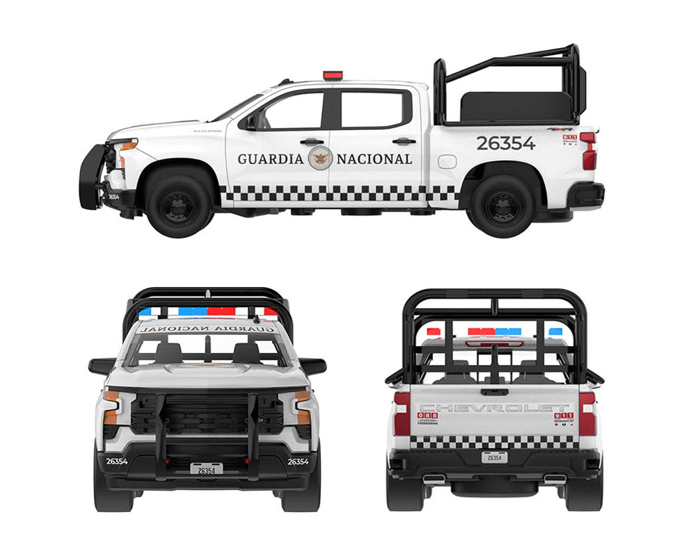 2023 Chevrolet Silverado Police Mexico GUARDIA NACIONAL GL51745-A