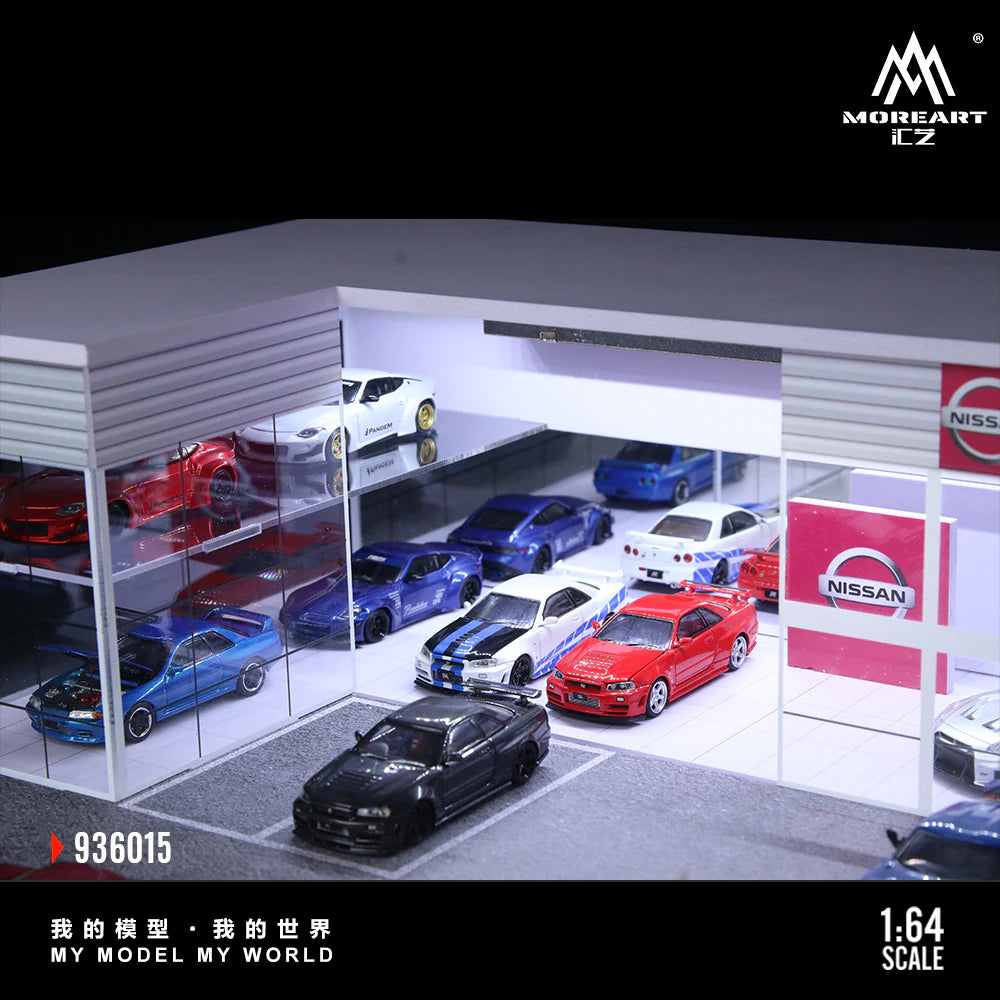 MoreArt 1/64-SHOWROOM NISSAN SHOP MO936015