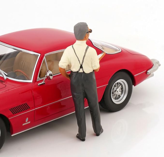 KK-Scale 1:18 Figurine Enzo Ferrari avec planchette – KKFIG017