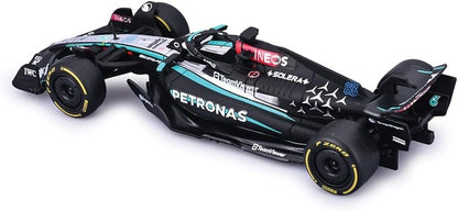 Bburago 1:43 AMG Petronas Mercedes-Benz Actros Gigaspace and F1W15 