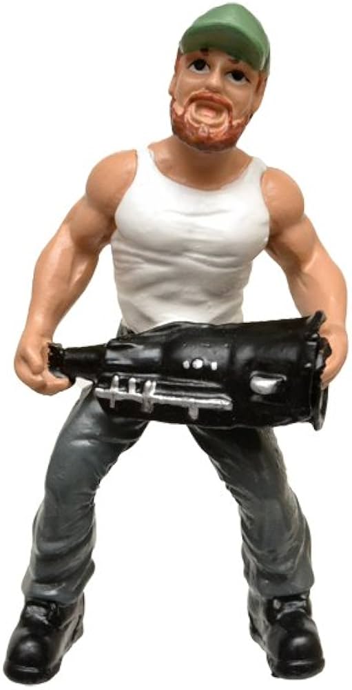 Trucker Troy Figure White - American Diorama 1:18 Musclemen Series II - AD-23813