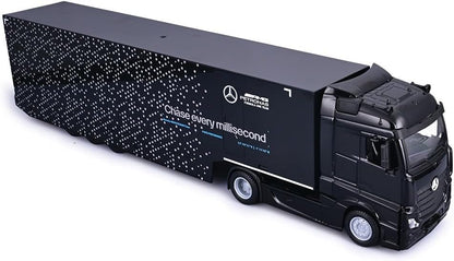 Bburago 1:43 AMG Petronas Mercedes-Benz Actros Gigaspace and F1W15 