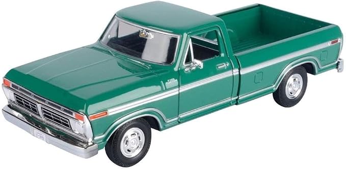1977 Ford F-150 Custom – Vert – Motormax 1:24 Timeless Legends – 79386LTGRN