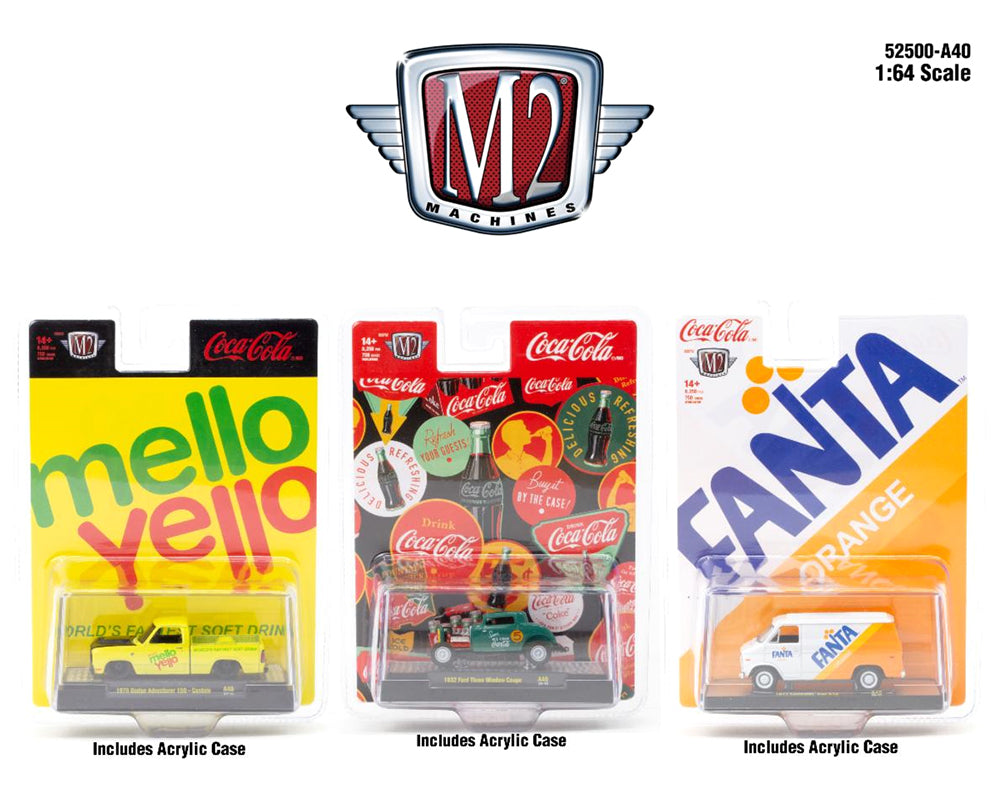 1:64 Coca-Cola 2024 Release A40 Assortment