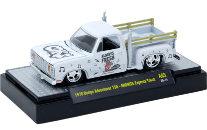 M2 Machines 1:64 Coca-Cola 1978 Dodge Adventurer 150 Midnite Express – White – 52500-A65-C