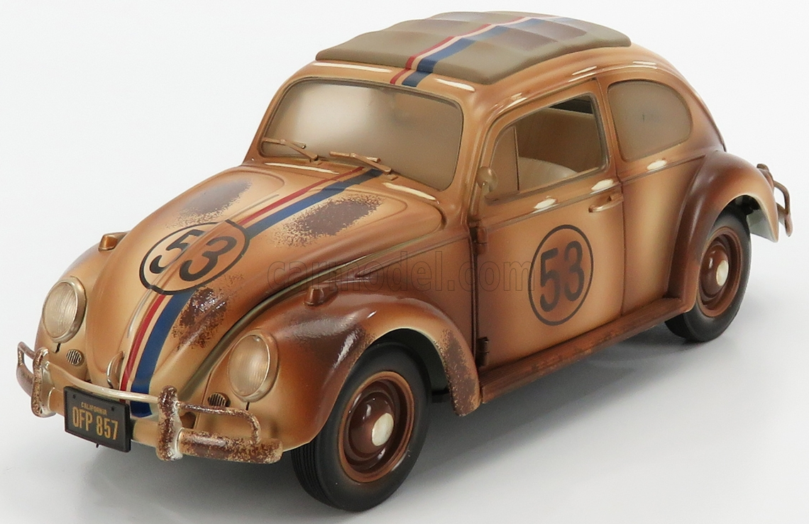 VOLKSWAGEN - BEETLE N 53 HERBIE 1968 - WALT DISNEY 1:18