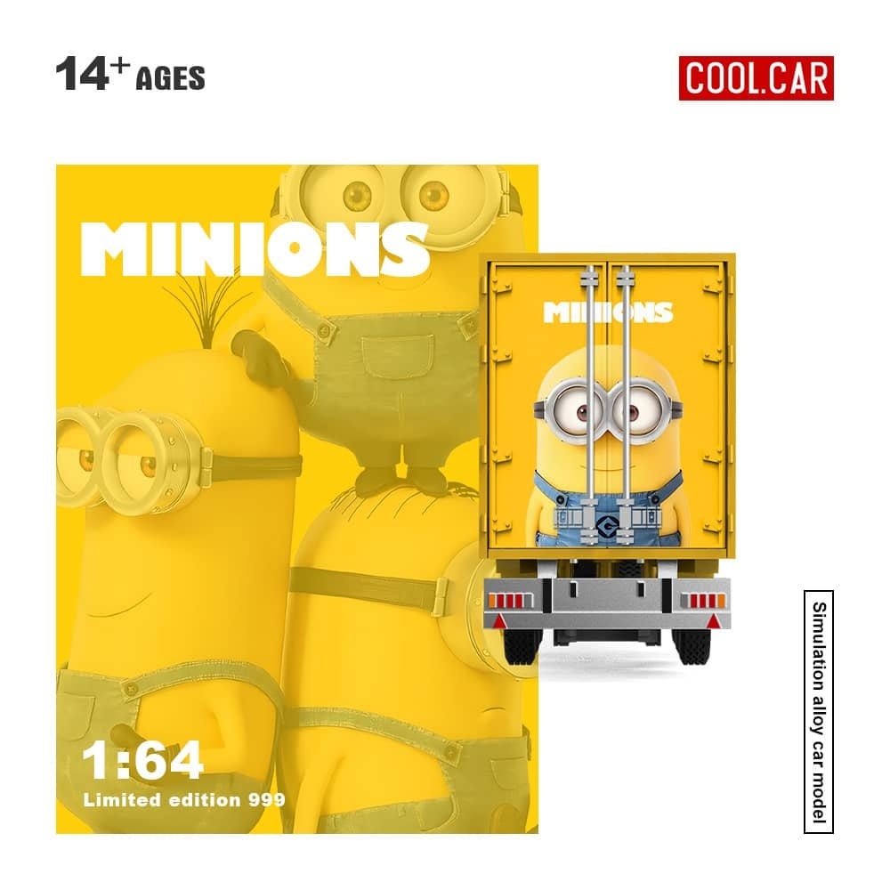 CoolCar 1/64 - Scania Container Truck- MINION CC644028