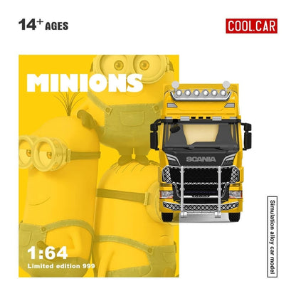 CoolCar 1/64 - Scania Container Truck- MINION CC644028