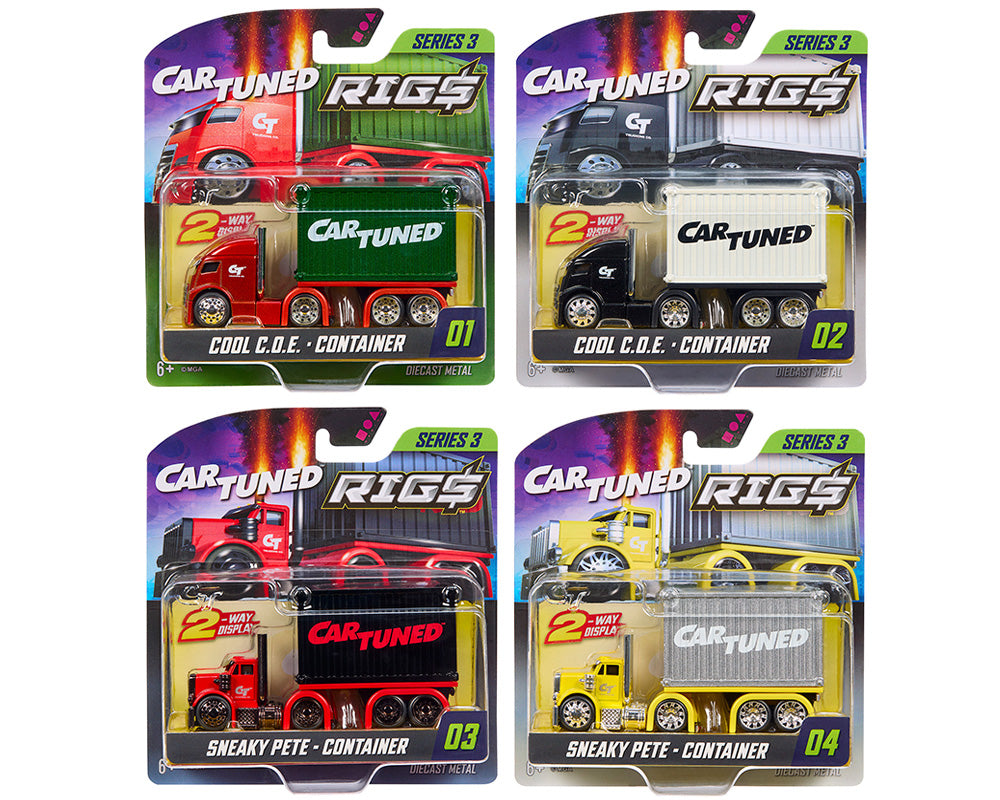 CarTuned 1:64 Container Rig Series 3 – Style 1 – Du Set 559313-XX2 – 253075-000