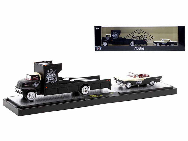 1956 Ford COE Ramp Truck &amp; 1957 Ford Fairlane 500 "Coca-Cola"
