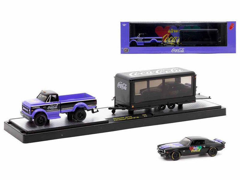 1970 Chevrolet C60 Truck with See-Through Enclosed Trailer &amp; 1971 Chevrolet Camaro SS 396 "Coca-Cola"