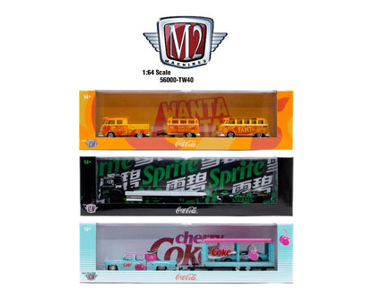 M2 Machines-Auto-Haulers Coca-Cola Release TW40 - 3-Piece Set  (56000-TW40)