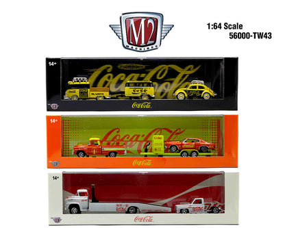 M2 Machines-Auto-Haulers Coca-Cola Release TW43 - 3-Piece Set  (56000-TW43)