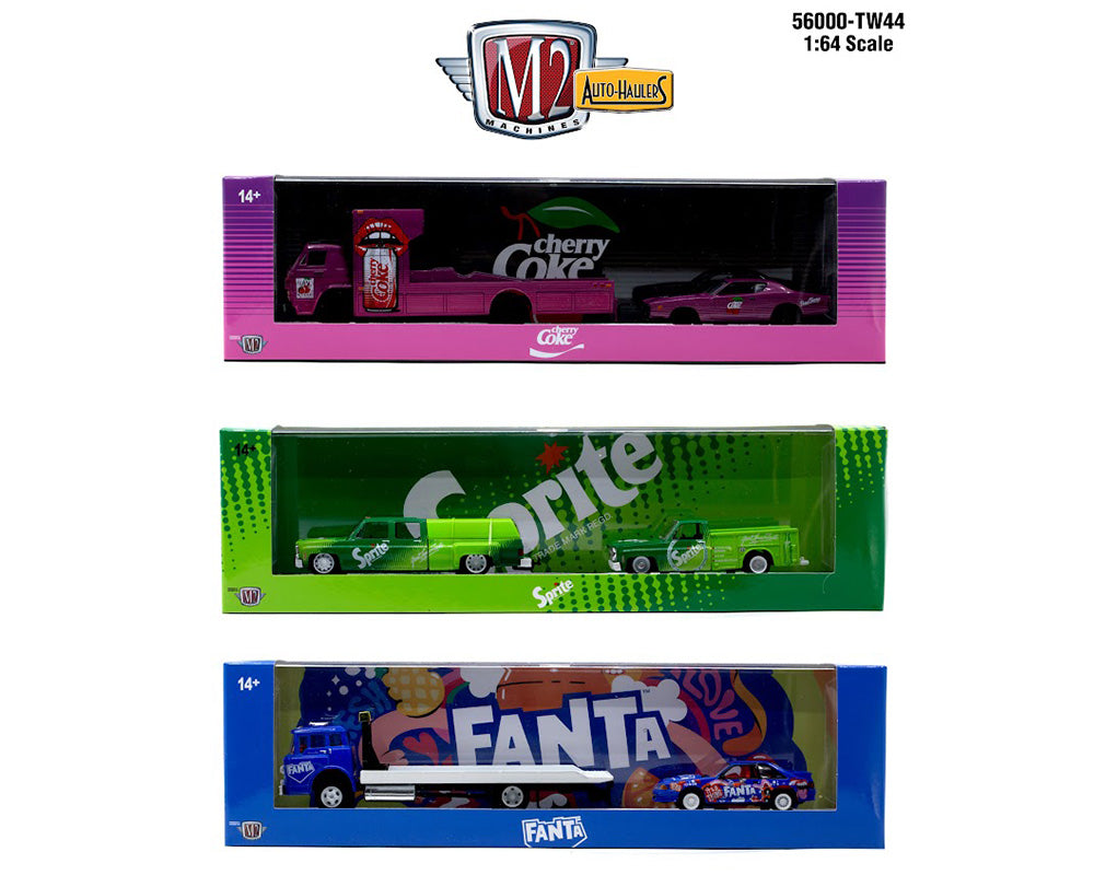 M2 Machines-Auto-Haulers Coca-Cola Release TW44 - 3-Piece Set  (56000-TW44)