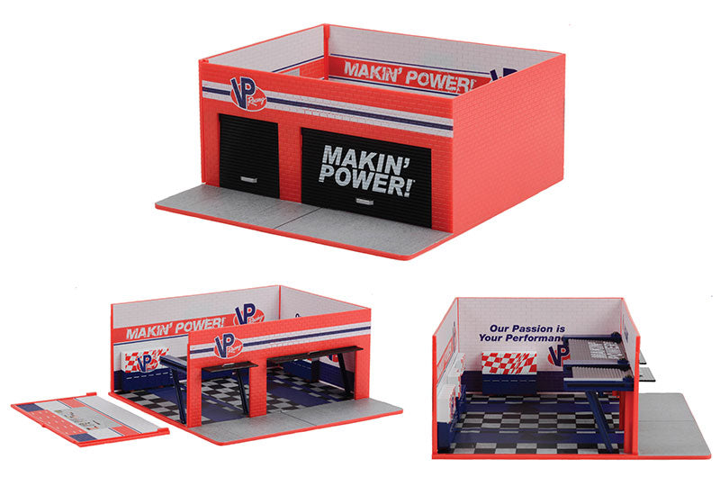 VP Racing Fuels Garage - Weekend Workshop (Diorama 1:64)