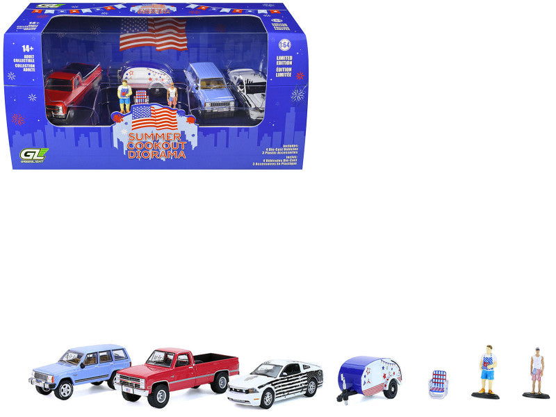 Multi-Car Dioramas - Summer Cookout