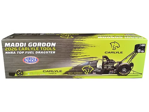 Auto World 1:24 2026 Maddi Gordon Carlyle Tools Top Fuel Dragster – AWN058