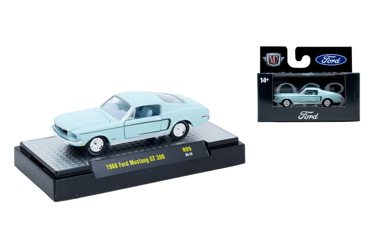 1968 Ford Mustang GT 390 (32600-95A) (M2 Machines Detroit-Muscle Release 95)