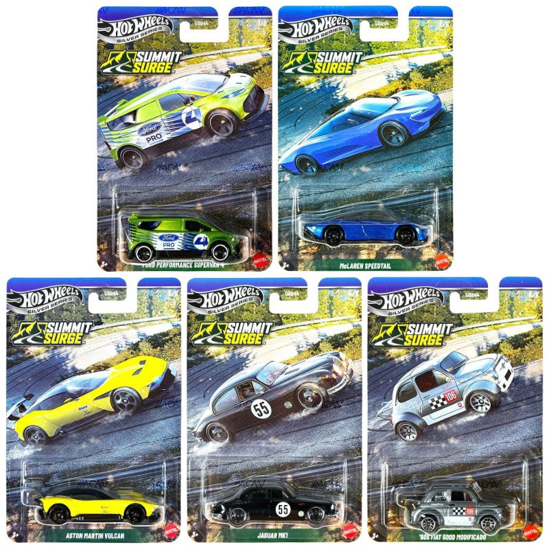 (PRE-ORDER 2026) Hot Wheels Silver Series Themed Automotive Asst Mix 3 of 2026 (5 car set)