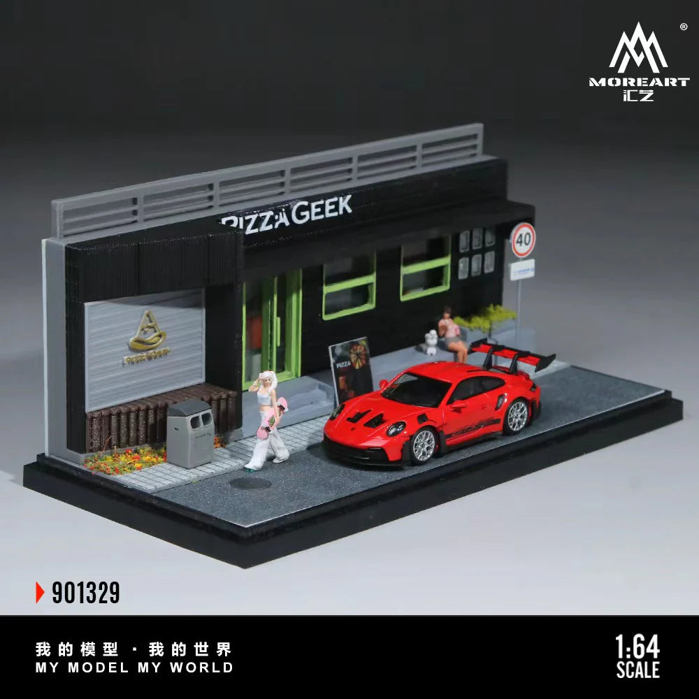 MoreArt Scène de Pizzeria 1:64 MO901329