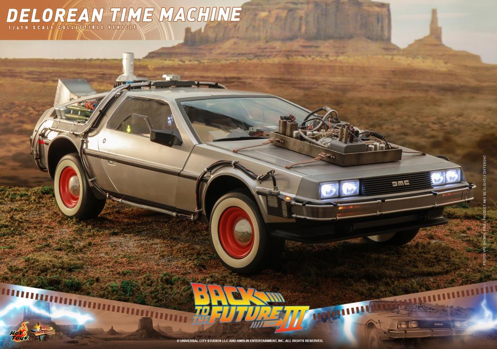 Back to the Future Part III DeLorean Time Machine 1/6th Scale