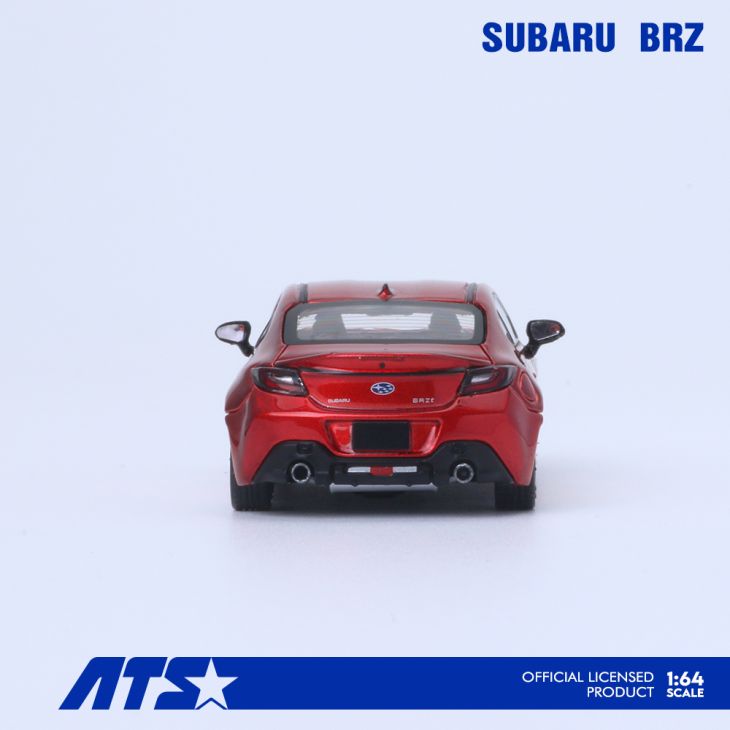 Subaru BRZ rouge métallisé ATS Model 1:64 ATS880403