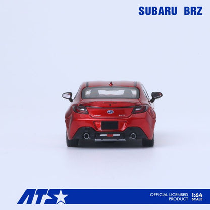 Subaru BRZ rouge métallisé ATS Model 1:64 ATS880403