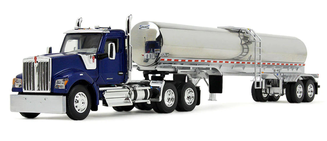 Kenworth W990 Day Cab with Walker Food Grade Tanker Trailer  (Viper Blue)