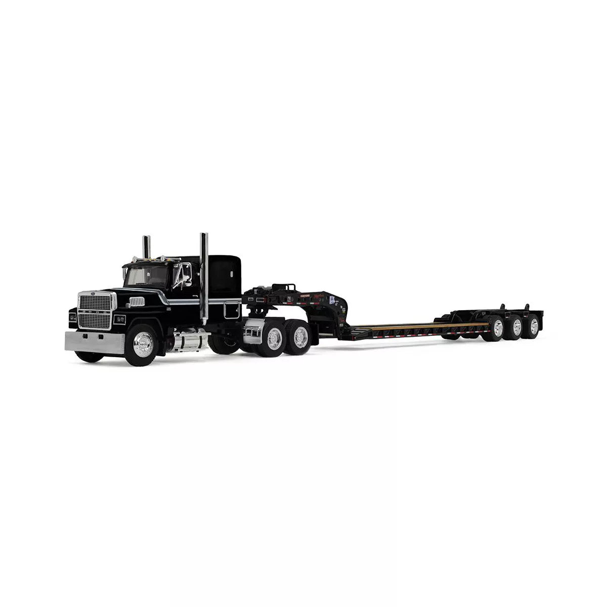 Black Ford LTL 9000 Fontaine Magnitude Tri-axle Lowboy Trailer - 60-2102