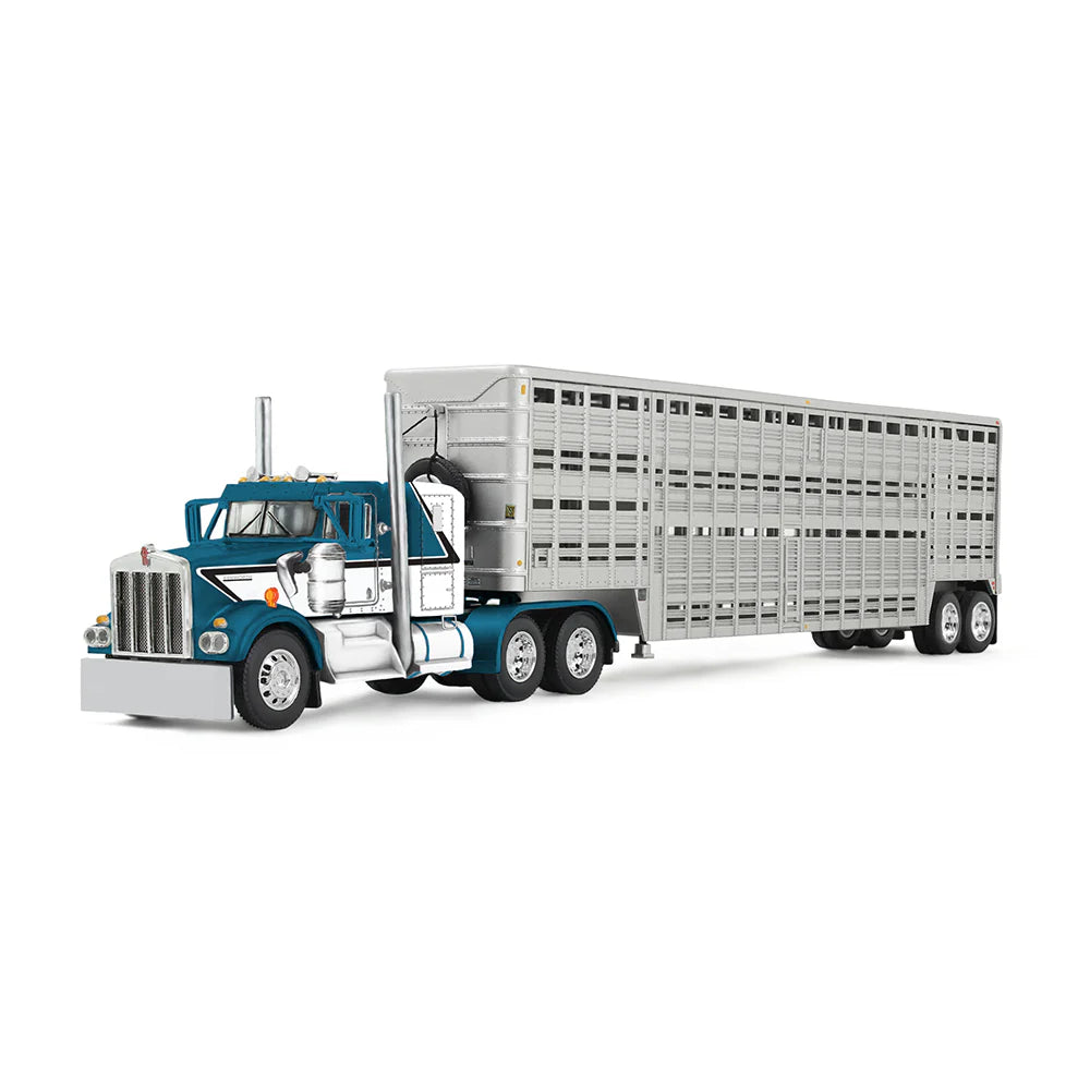 Kenworth W900A w Wilson Vintage Livestock Trailer