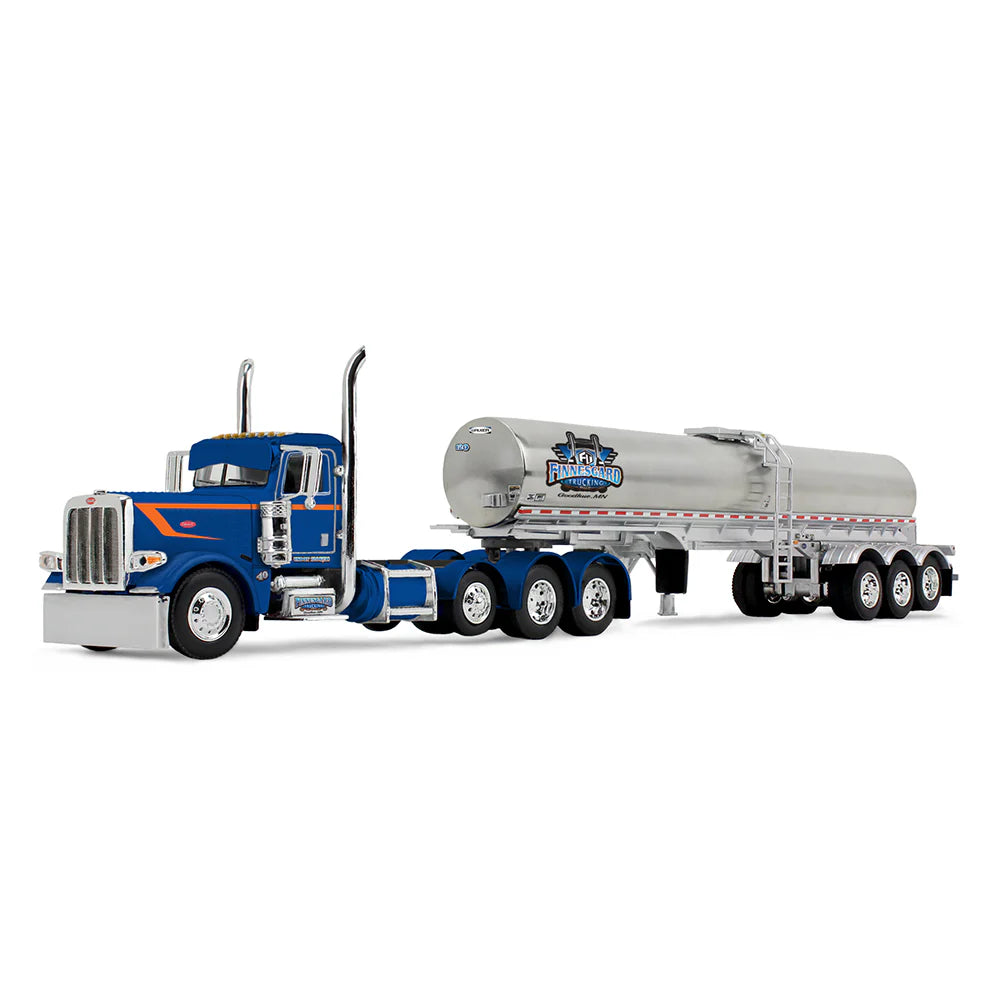 Finnesgard Peterbilt 389 Tri-Axle with 36 Sleeper &amp; Walker Milk Tank Trailer