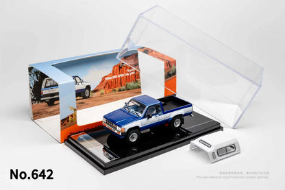 GCD 1:64 Toyota Hilux SR5 Xtra Cab 1985 Bleu (LHD) – KS-087-642