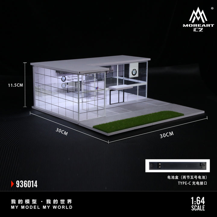 MoreArt 1/64 - Two-layer BMW Assembly Showroom - MO936014